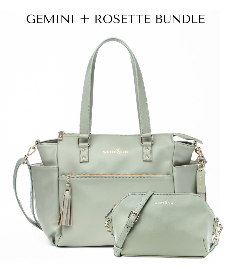 Gemini Convertible Backpack - Sage Green