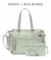 Gemini Convertible Backpack - Sage Green