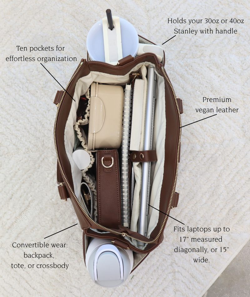 Gemini Convertible Backpack - Leopard Nylon