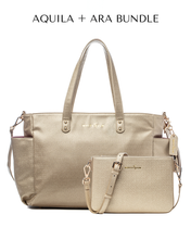 Aquila Tote Bag - Gold Sparkle