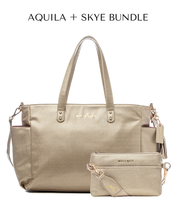 Aquila Tote Bag - Gold Sparkle