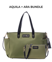 Aquila Tote Bag - Green Nylon