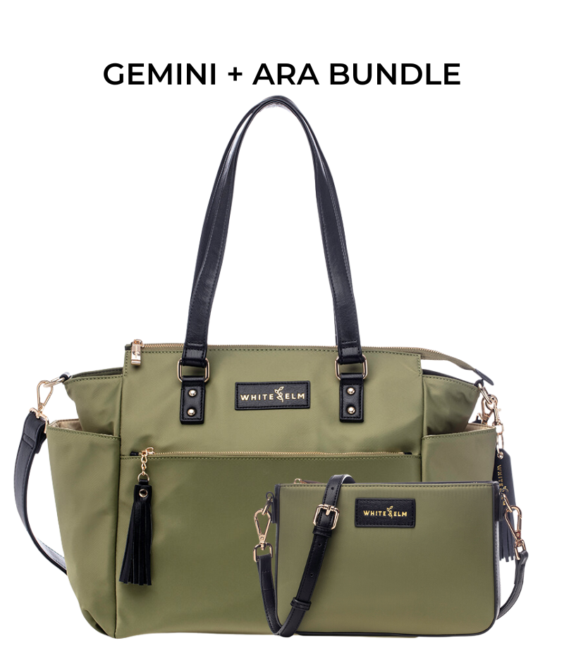 Gemini Convertible Backpack - Green Nylon