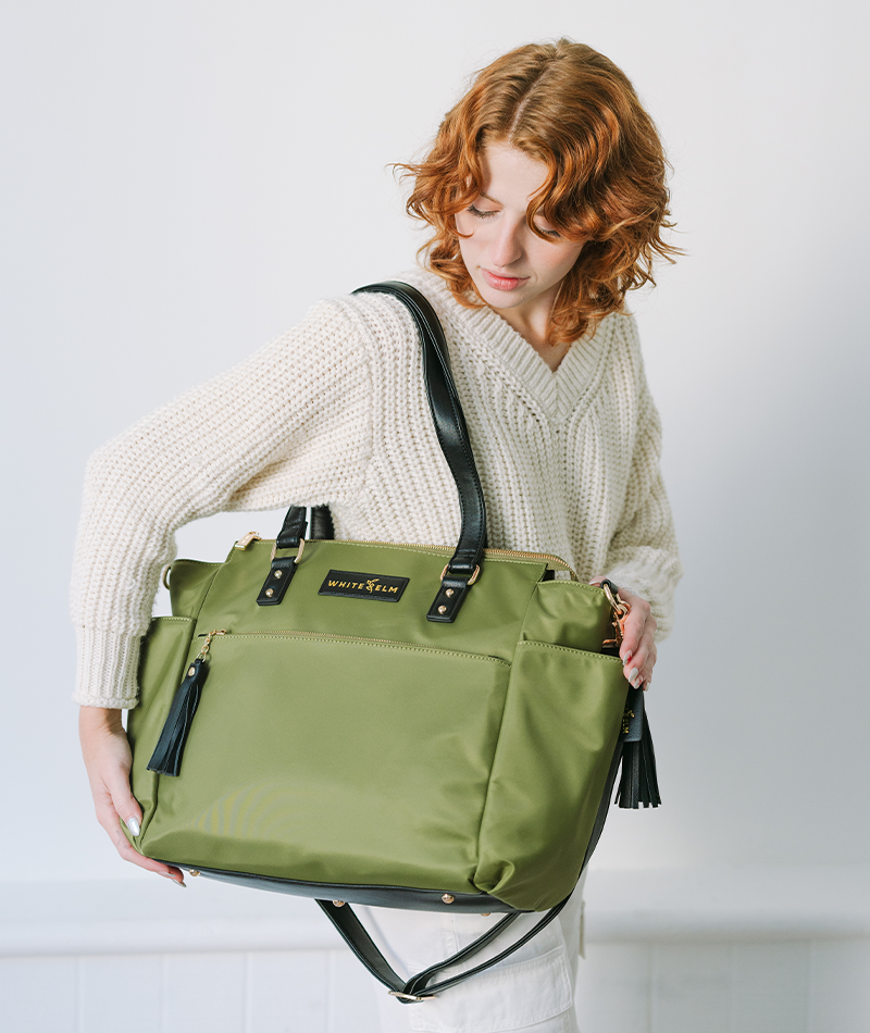 Gemini Convertible Backpack - Green Nylon