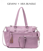 Gemini Convertible Backpack - Heather Purple