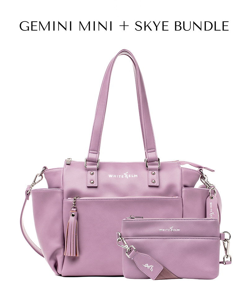 Gemini Mini Convertible Backpack - Heather Purple