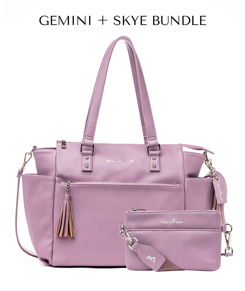 Gemini Convertible Backpack - Heather Purple