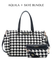 Aquila Tote Bag - Houndstooth