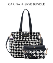 Carina Tote Bag - Houndstooth