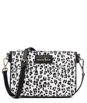 Ara Convertible Crossbody Clutch - Leopard Nylon