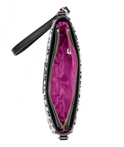 Ara Convertible Crossbody Clutch - Leopard Nylon