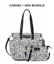 Carina Tote Bag - Leopard Nylon