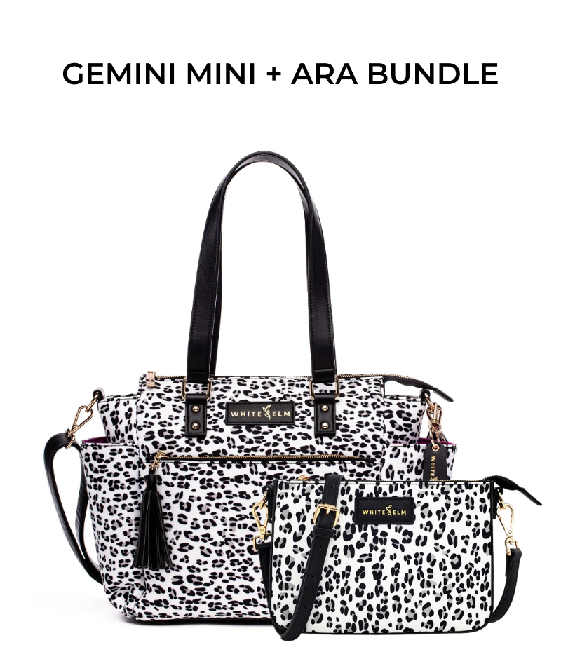 Gemini Mini Convertible Backpack - Leopard