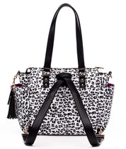 Gemini Mini Convertible Backpack - Leopard Nylon