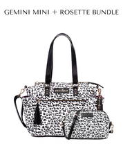 Gemini Mini Convertible Backpack - Leopard Nylon