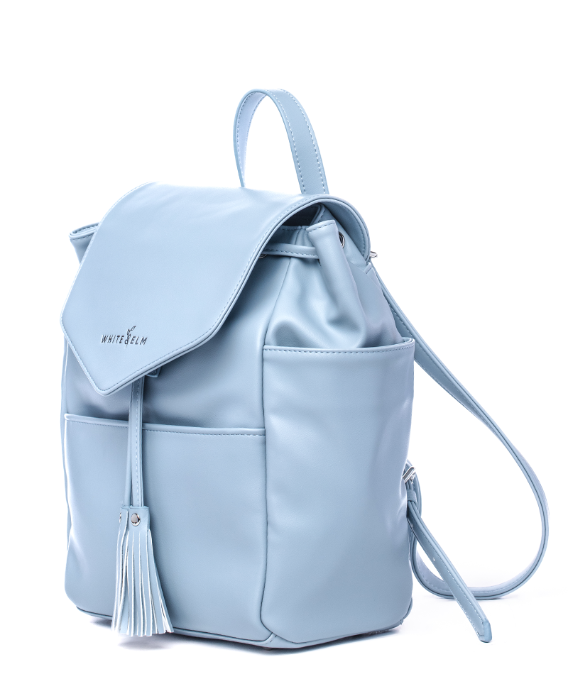 Luna Drawstring Backpack - Ice Blue