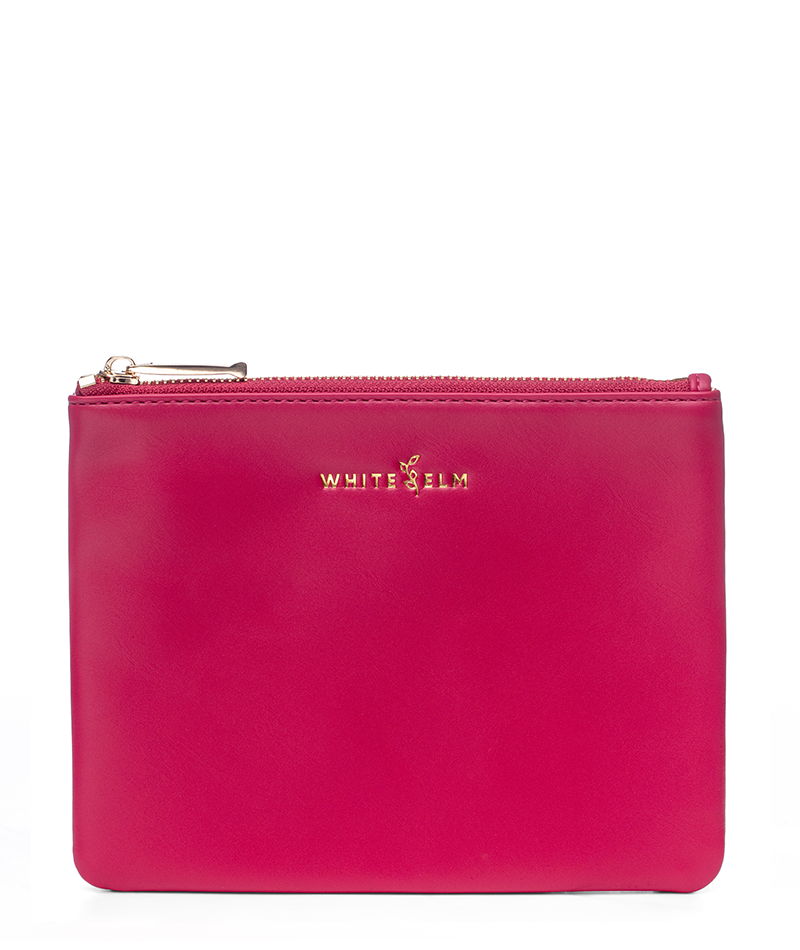 Maia Cosmetic Bag - Cranberry