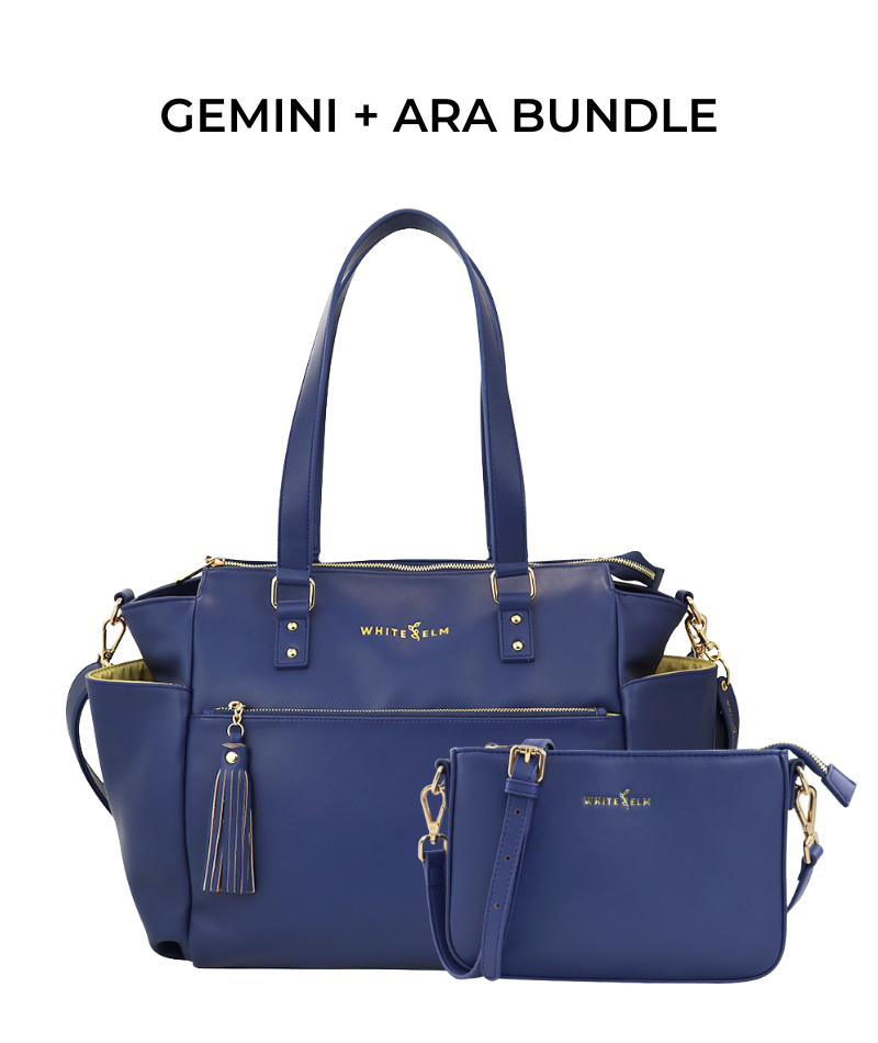 Gemini Convertible Backpack - Navy Blue