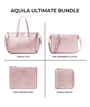 Aquila Tote Bag - Pink Metallic