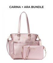 Carina Tote Bag - Pink Metallic