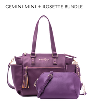 Gemini Mini Convertible Backpack - Plum