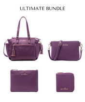 Gemini Mini Convertible Backpack - Plum