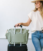 Gemini Convertible Backpack - Sage Green