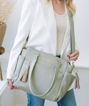 Gemini Mini Convertible Backpack - Sage Green - [PRE-ORDER]