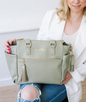 Gemini Mini Convertible Backpack - Sage Green