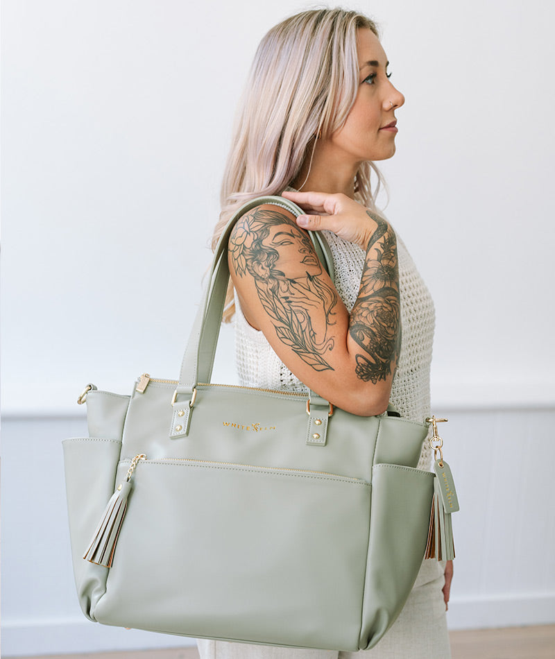 Gemini Convertible Backpack - Sage Green