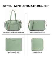 Gemini Mini Convertible Backpack - Seafoam