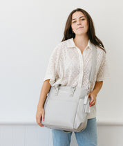 Carina Tote Bag - Dove- [OUTLET FINAL SALE]