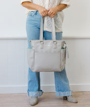 Carina Tote Bag - Dove- [OUTLET FINAL SALE]