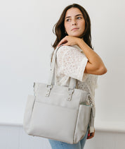 Carina Tote Bag - Dove- [OUTLET FINAL SALE]