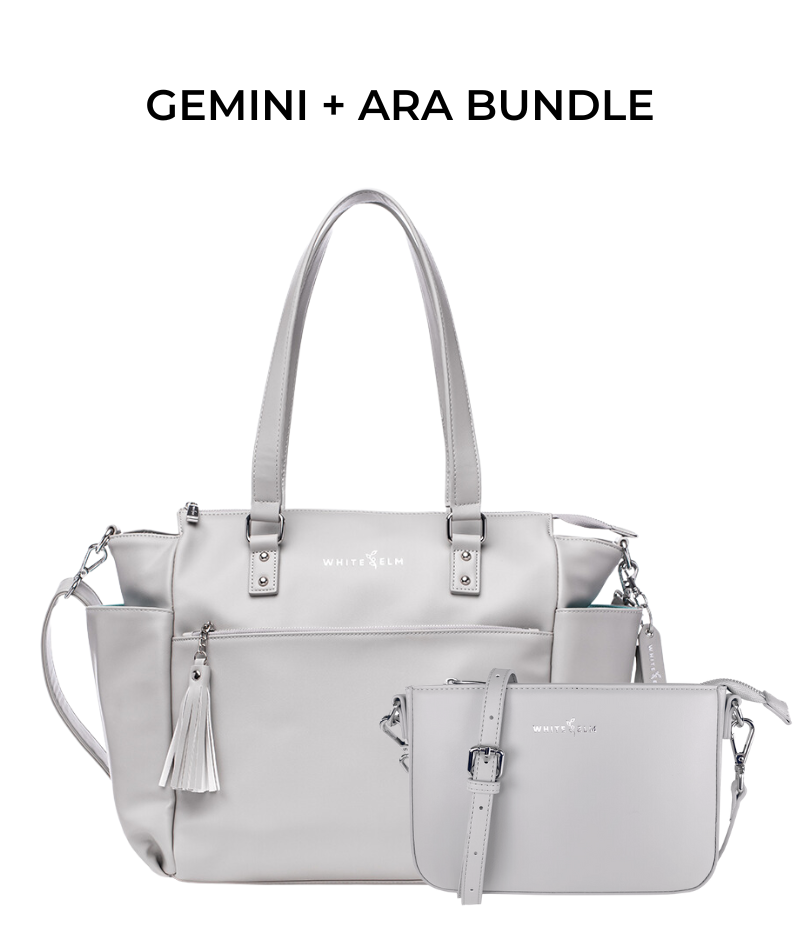 Gemini Convertible Backpack - Silver