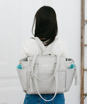 Gemini Mini Convertible Backpack - Silver [OUTLET FINAL SALE]