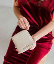 Starla Wallet - Gold Sparkle
