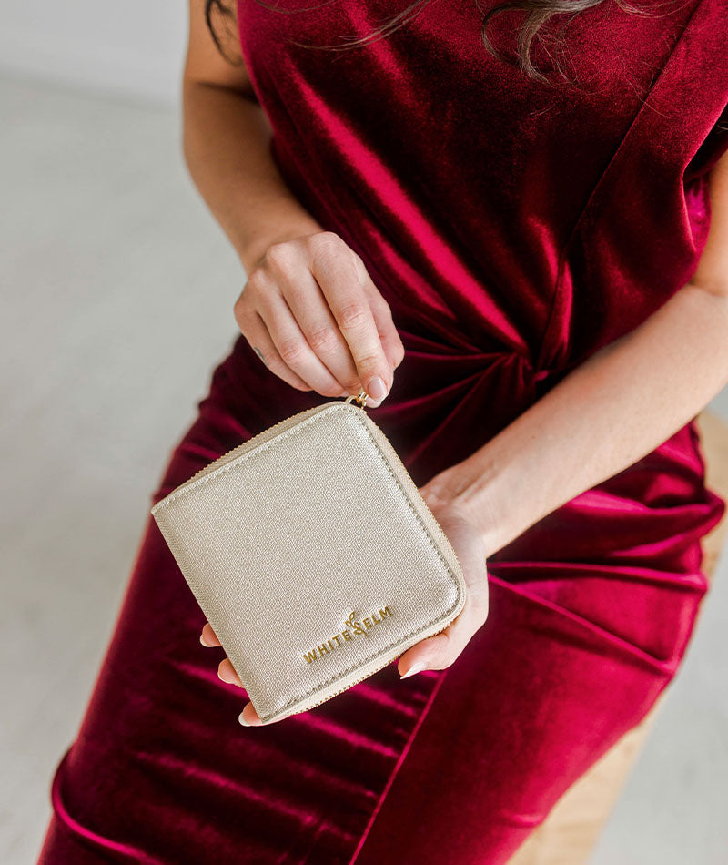 Starla Wallet - Gold Sparkle