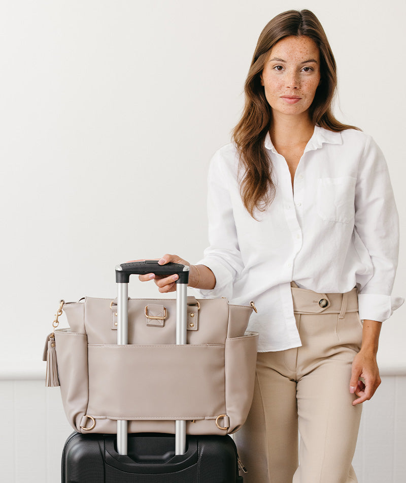 Gemini Convertible Backpack - Taupe - [OUTLET FINAL SALE]