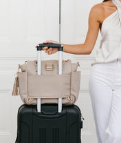 Gemini Mini Convertible Backpack - Taupe [OUTLET FINAL SALE]
