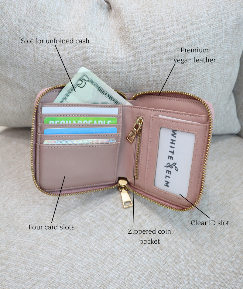 Starla Wallet - Dusty Rose