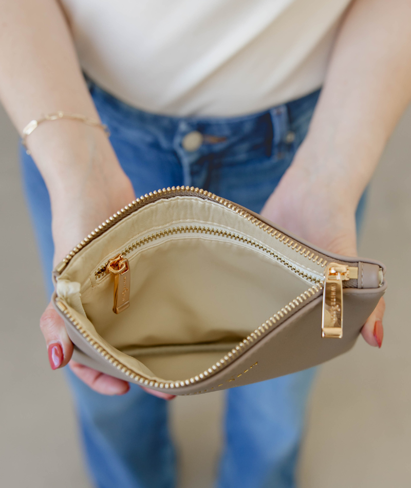 Maia Cosmetic Bag - Taupe