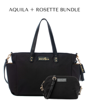 Aquila Tote Bag - Black Nylon