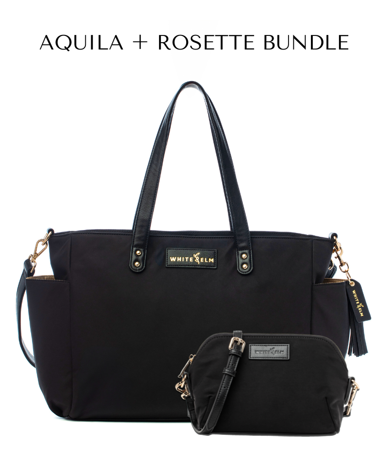 Aquila Tote Bag - Black Nylon