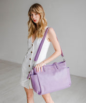 Aquila Tote Bag - Heather Purple