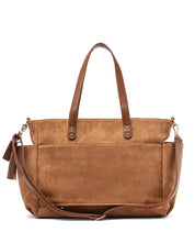 Aquila Tote Bag - Honey Vegan Suede  - [OUTLET FINAL SALE]