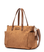 Aquila Tote Bag - Honey Vegan Suede  - [OUTLET FINAL SALE]