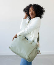 Aquila Tote Bag - Sage Green