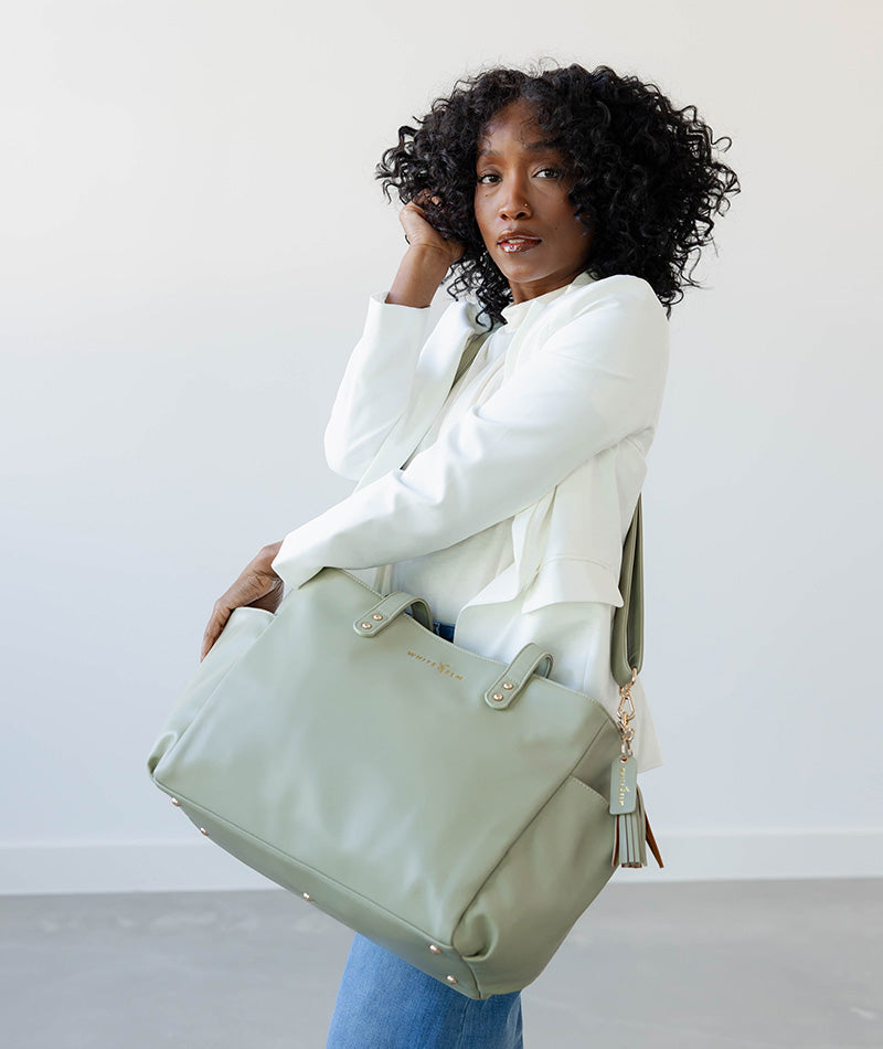 Aquila Tote Bag - Sage Green