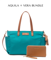 Aquila Tote Bag - Cabo Teal Nylon - [OUTLET RETIRED FINAL SALE]